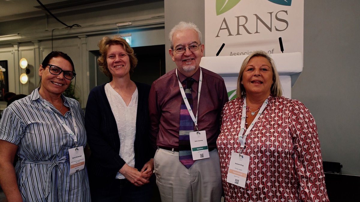 John Conway was a guest speaker at the ARNS Conference in Brighton.

He spoke amazingly about a  patients perspective: A lived experience of idiopathic pulmonary fibrosis.