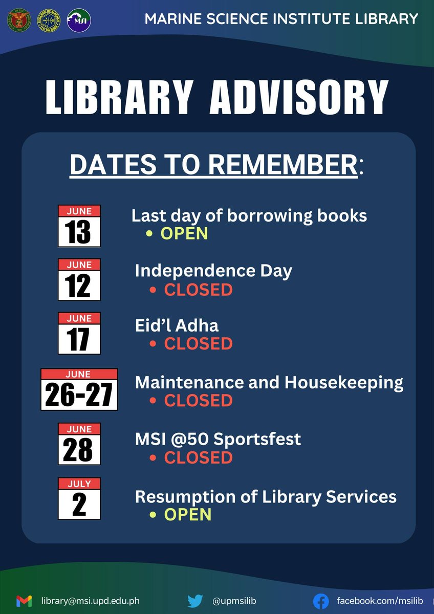 UP MSI Library tweet media