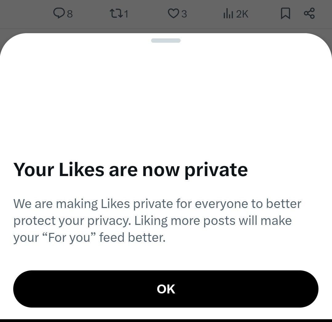 heygayiiii's tweet photo. Nakem nacchale idhi ☹️🥲🥲
@elonmusk Don't do like this. Please take back your action 🤕
#TwitterLikes https://t.co/fSTb4RSYcs
