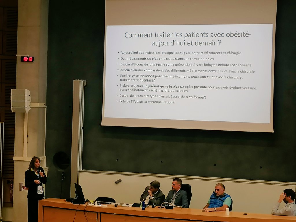 #SFPT2024 Session passionnante sur le bénéfice et risque des nouveaux médicaments de l'obésité <a href="/jlfaillie/">Jean-Luc Faillie</a> <a href="/LavilleMartine/">martine laville</a> Stéphane Mouly <a href="/D_Deplanque/">Dominique Deplanque</a> <a href="/MathieuMolimard/">Pr Mathieu Molimard</a>