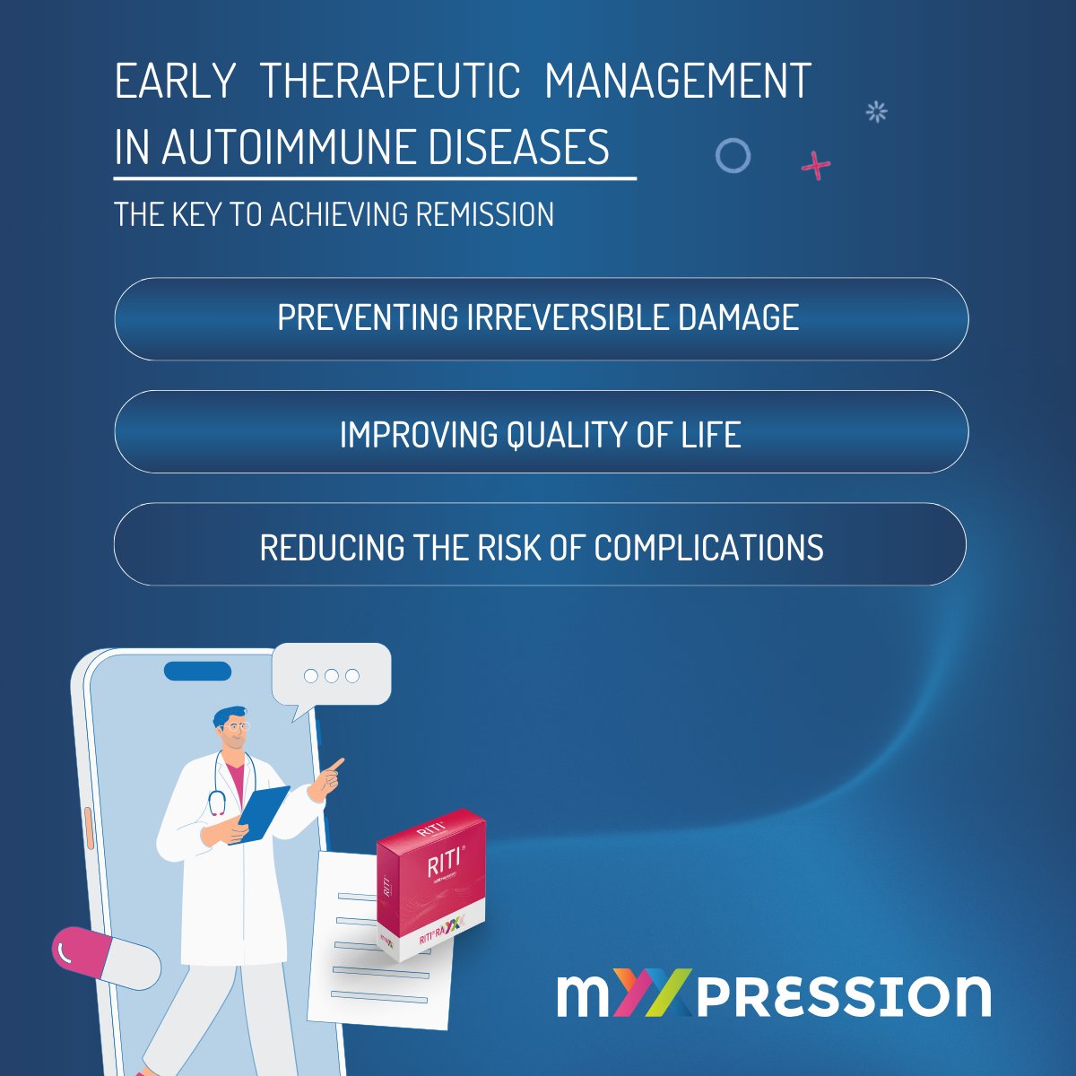 mYXpression_'s tweet photo. Autoimmune diseases represent a major medical challenge, affecting millions of people worldwide. The key to effectively managing these diseases lies in the rapid identification of the appropriate treatment. 

#innovation #Autoimmunediseases #treatment https://t.co/SxU3iUoLAa