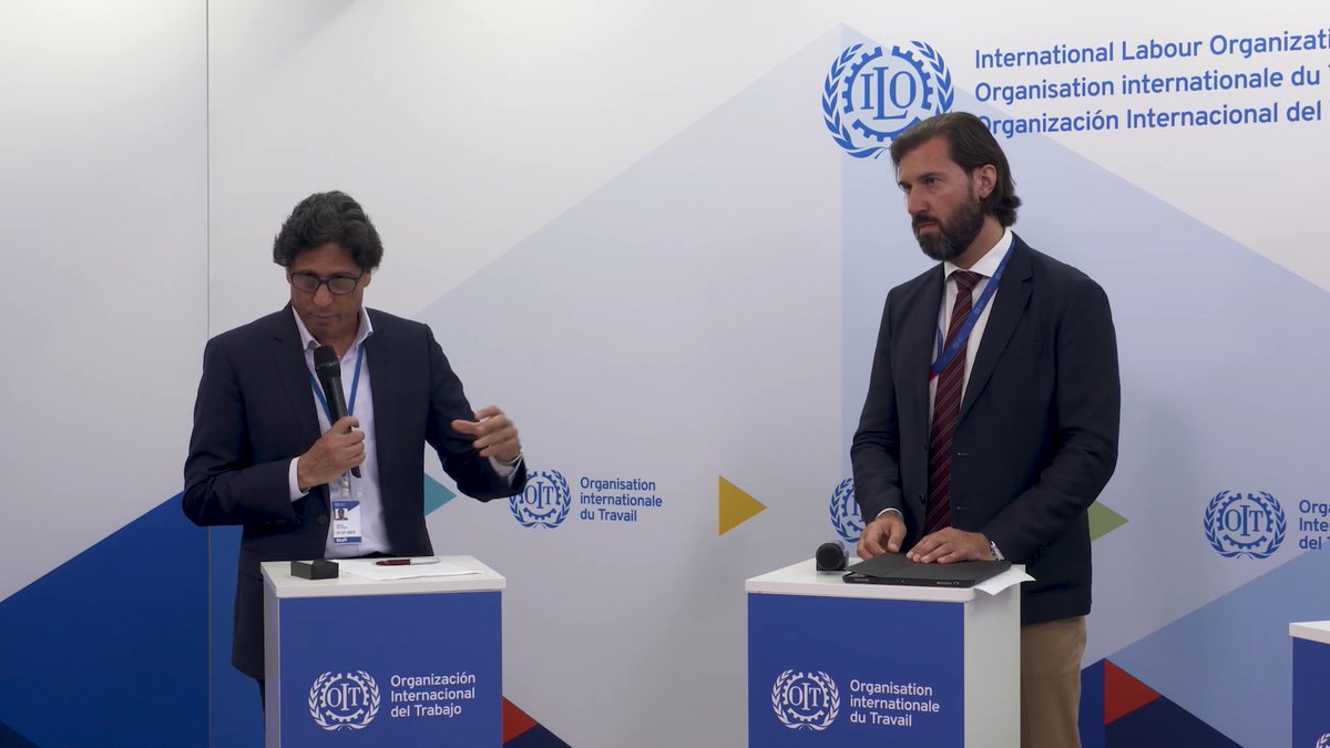 ILO Research (@ilo_research) on Twitter photo Missed our latest panel? <a href="/sher_verick/">Sher Verick</a> and Pawel Gmyrek from the <a href="/ilo/">International Labour Organization</a> explored AI's role in shaping the future of work.
Get the highlights and understand what's coming next ➡️📺 bit.ly/3L1NdKB
#AI #Employment #FutureOfWork Missed our latest panel? <a href="/sher_verick/">Sher Verick</a> and Pawel Gmyrek from the <a href="/ilo/">International Labour Organization</a> explored AI's role in shaping the future of work.
Get the highlights and understand what's coming next ➡️📺 bit.ly/3L1NdKB
#AI #Employment #FutureOfWork