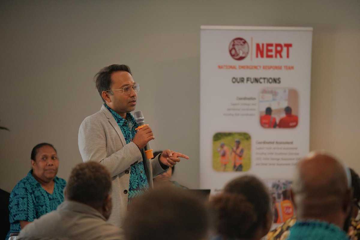 UNOSAT's tweet photo. Exciting day at UNOSAT's Geospatial Insights for Climate Resilience event! We launched 3 innovative apps to support government ministries in the fight against climate change. Tagio Tumas for the amazing turnout and collaborative spirit from our stakeholders! 🌍🚀 #UNOSAT https://t.co/mFqq8MnScw
