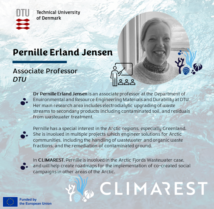 climarest's tweet photo. #FacesOfCLIMAREST - @ErlandPernille
🧠 Pernille is an Associate Professor at @DTUtweet. Her expertise in #environmentalengineering solutions for #Arctic communities is vital for the #ArcticFjords case in #Longyearbyen.
#MissionOcean #HorizonEU #climarest #EUMissions https://t.co/Id5oRszXCh