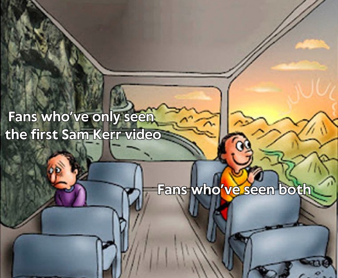 Let’s hope Chelsea fans algorithms are working well… 🥲

#samkerr #cwfc