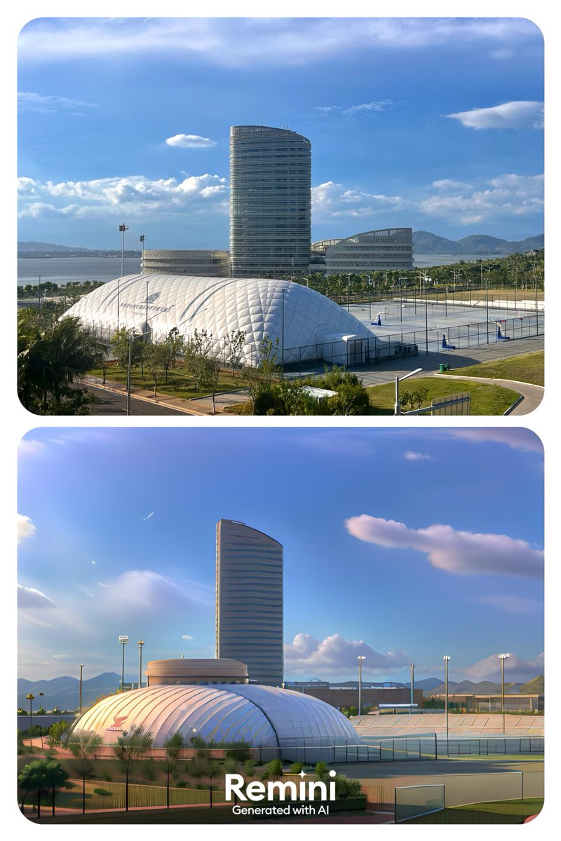 Lingshui_Lian's tweet photo. #AI World 3.0: 
Turn our #campus into cartoons!🧸🧸

#Lingshui #Myuni #uni #campuslife https://t.co/HodrLTpB2Y