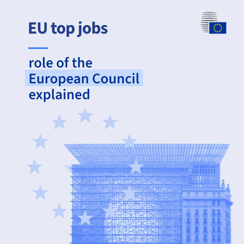EUCouncil's tweet photo. 🔑The European Council plays a key role in nominating and appointing the EU top jobs

👇This is what you need to know

https://t.co/2cfakkjRyu

#EUCO
