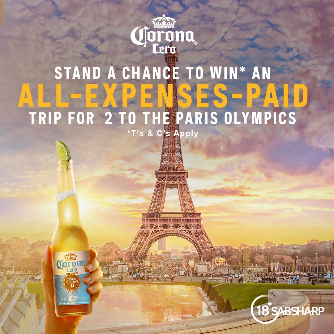 2 Days to go before the relay ends and 2 lucky people are sent to Paris! ​
​
Want a chance to win? Share one of your #GoldenMoments and tag a friend.​
​
T &amp; Cs Apply​
​
Learn more: coronaafrica.com/en-ZA/products