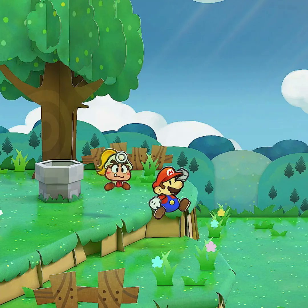 AMompel's tweet photo. Fantàstic el remake de Paper Mario TTYD per la Switch. Combats per torns amb mecàniques de temps real, un món creat des de 0 mai vist en la saga. Els diàlegs son una delícia, vols parlar amb cada personatge pel sol fet de saber que diuen (no per obtenir alguna cosa a canvi). 1/2 https://t.co/AQDYpEnbBp