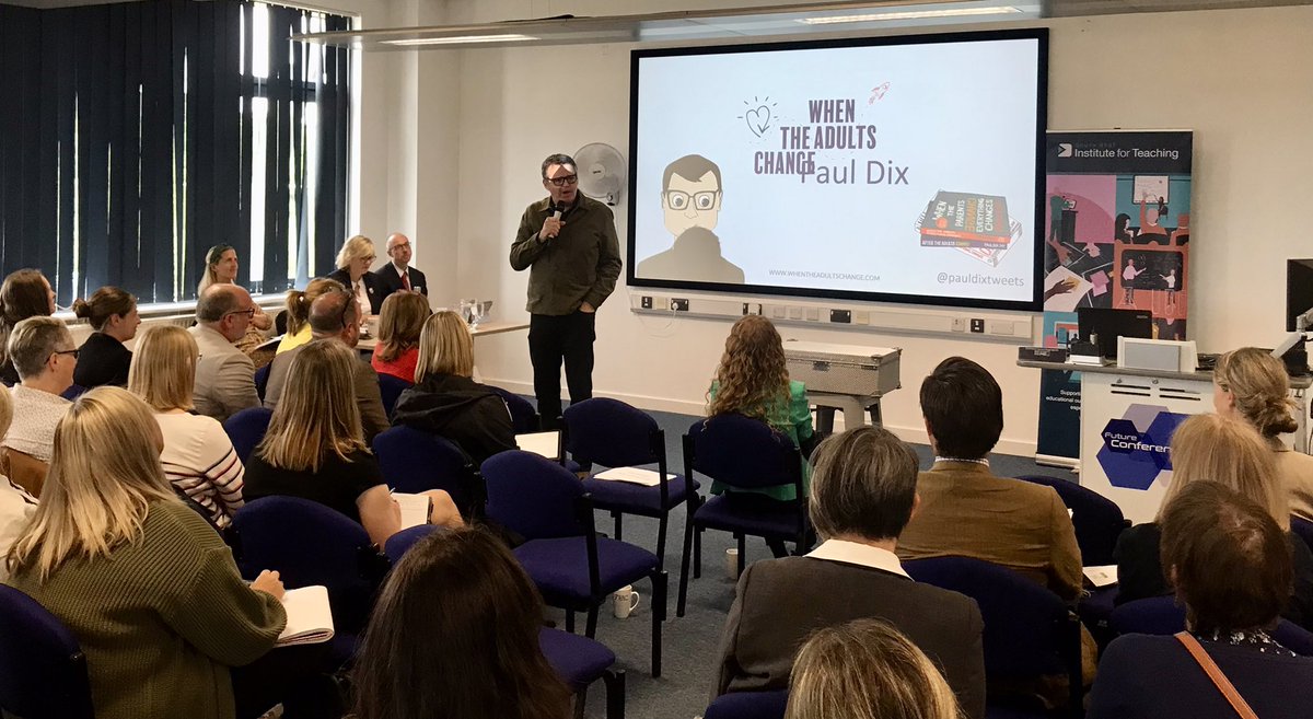 SouthWestIFT's tweet photo. ‘There’s no teacher in the world  who doesn’t know the power of positive noticing.’
Thank you 💙to our keynote @pauldixtweets for his energising talk on Why Nice isn’t Working: why relational currency supports positive behaviour. 
#SWIFTconf24 https://t.co/zE1kgFvbjA