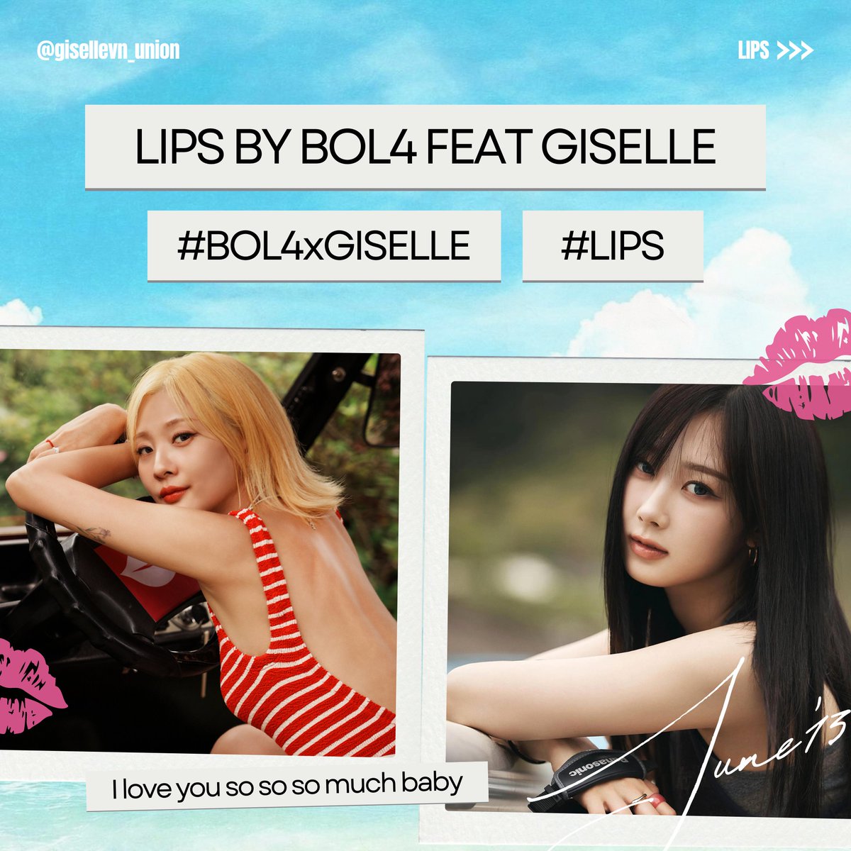 gisellevn_union's tweet photo. LET'S DROP THE TAGS💋

LIPS BY BOL4 FEAT GISELLE
#BOL4xGISELLE #LIPS https://t.co/jTbn7Qxo4s