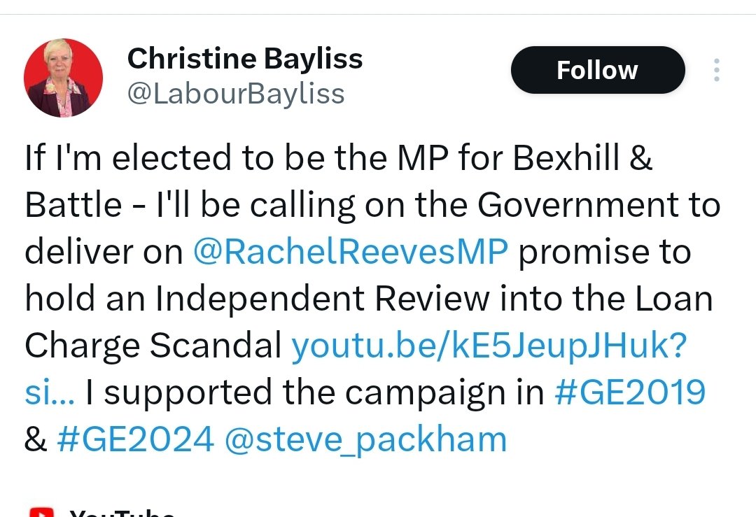 LCAG_2019's tweet photo. Thank you to @LabourBayliss for supporting calls for truly independent  review into #LoanChargeScandal.

#LoanCharge has destroyed thousands of lives and @RachelReevesMP &amp; @Keir_Starmer
must honour commitment to independent Review before more lives lost. 

https://t.co/umBi3OlVOQ https://t.co/hLxIknpFq8