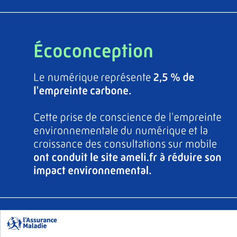 Assur_Maladie's tweet photo. #AmeliEtVous | Le site https://t.co/ghcoD1Cky4 fait peau neuve et propose aux #assurés un espace :

➕ ergonomique 
➕ écoresponsable

📢 Avec plus 23 millions de visites chaque mois, il est une référence incontournable pour les Français en matière de #santé. 

#FIERSDEPROTEGER