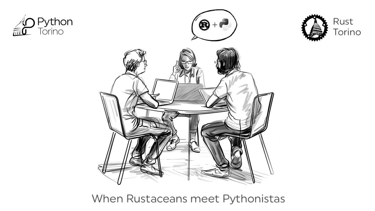 Python Torino (@pythontorino) on Twitter photo "When Rustaceans meet Pythonistas" 🦀
25/06 - 18:30 - Fondazione ITS ICT Piemonte
Workshop in collaborazione con <a href="/rust_torino/">Rust Torino</a>
eventbrite.com/e/biglietti-wh…
#savethedate #workshop #rust #rusttorino #pythontorino "When Rustaceans meet Pythonistas" 🦀
25/06 - 18:30 - Fondazione ITS ICT Piemonte
Workshop in collaborazione con <a href="/rust_torino/">Rust Torino</a>
eventbrite.com/e/biglietti-wh…
#savethedate #workshop #rust #rusttorino #pythontorino