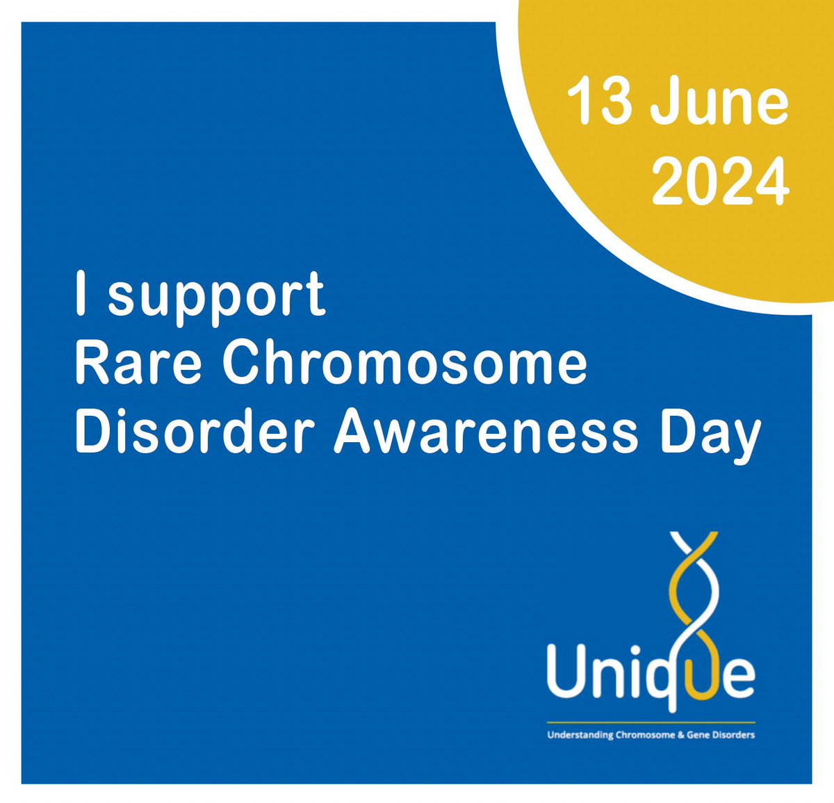 Today is Rare Chromosome &amp; Gene Disorder Awareness Day! We want to raise awareness for individuals living with rare conditions, and signpost the amazing <a href="/Unique_charity/">Unique</a> as a supportive resource #RareChromoDay #Unique 🧬