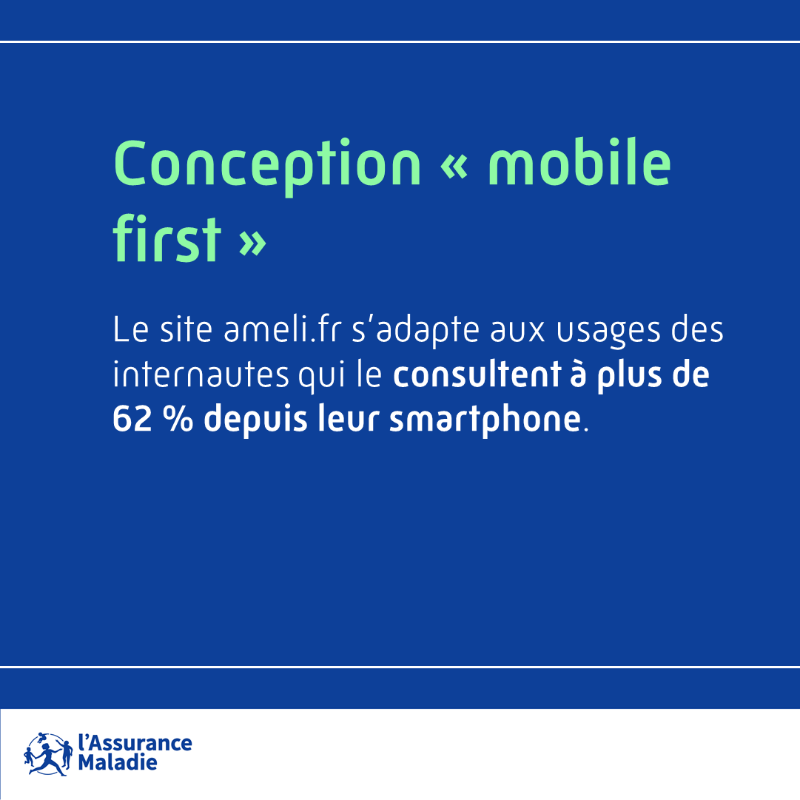 Assur_Maladie's tweet photo. #AmeliEtVous | Le site https://t.co/ghcoD1Cky4 fait peau neuve et propose aux #assurés un espace :

➕ ergonomique 
➕ écoresponsable

📢 Avec plus 23 millions de visites chaque mois, il est une référence incontournable pour les Français en matière de #santé. 

#FIERSDEPROTEGER
