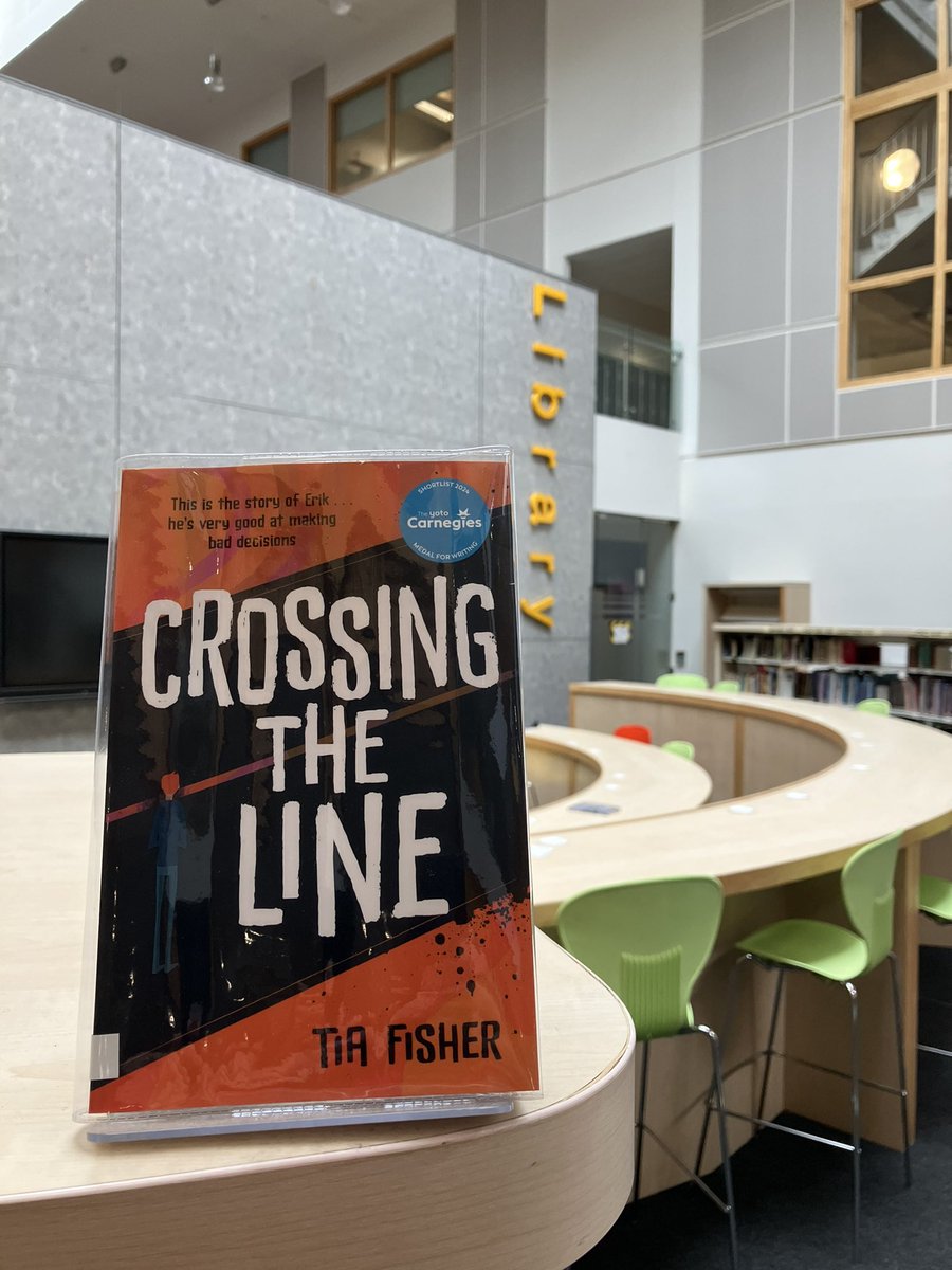 Librarian (@eastwoodlib1) on Twitter photo Finished the verse novel Crossing the line <a href="/tiafisher_/">Tia Fisher (only here for a bit)</a> . A book about how easily a teenager can go the wrong way. Writing feels honest and authentic, making Eric’s journey through tough choices, grief and poverty truly relatable. Ideal for S3. <a href="/EnglishEastwood/">EHS English Dept.</a> <a href="/EastwoodHighERC/">Eastwood High School</a> Finished the verse novel Crossing the line <a href="/tiafisher_/">Tia Fisher (only here for a bit)</a> . A book about how easily a teenager can go the wrong way. Writing feels honest and authentic, making Eric’s journey through tough choices, grief and poverty truly relatable. Ideal for S3. <a href="/EnglishEastwood/">EHS English Dept.</a> <a href="/EastwoodHighERC/">Eastwood High School</a>