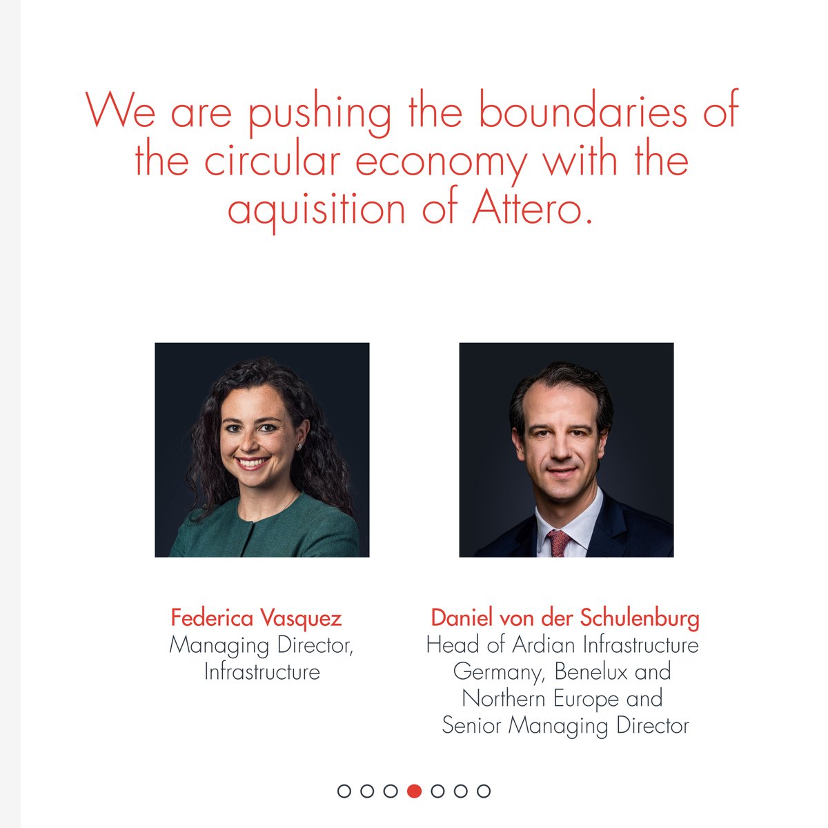 Ardian's tweet photo. #MarketTrends 💡 Ardian has the potential to be a key agent of change in supporting our portfolio companies to play their role in the #energytransition.
Read the joint interview →
https://t.co/1vFODJZ8DB
#CircularEconomy #IntegratedReport #ArchitectsOfLastingChange https://t.co/sxs07htx1r