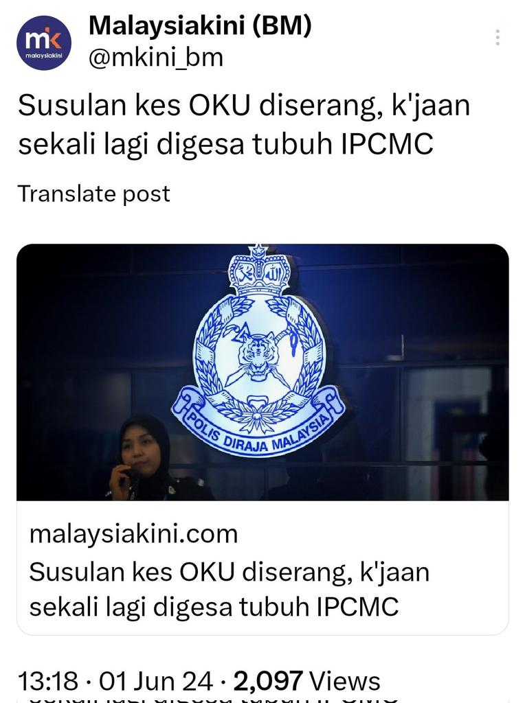 DrMasIindaSis's tweet photo. Kes bekas IGP KANTOI jadi anjir peliharaan ketua kongsi gelap pun boleh tutup, apa lagi kes FH ππ²πΎ
#IPCMCnow #REFORMASI https://t.co/foXKhUwfkD