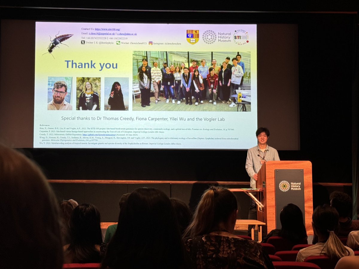 BeetleMania (@beetlephylo) on Twitter photo The student conference <a href="/NHM_Students/">NHM_Students</a> is a great platform to deliver updates on our science. <a href="/zichenzhouzhou/">周子琛 Zichen Zhou</a> gave an excellent presentation on #Staphylinidae biodiversity based on multi-hierarchical molecular data 🧬 🪲 The student conference <a href="/NHM_Students/">NHM_Students</a> is a great platform to deliver updates on our science. <a href="/zichenzhouzhou/">周子琛 Zichen Zhou</a> gave an excellent presentation on #Staphylinidae biodiversity based on multi-hierarchical molecular data 🧬 🪲