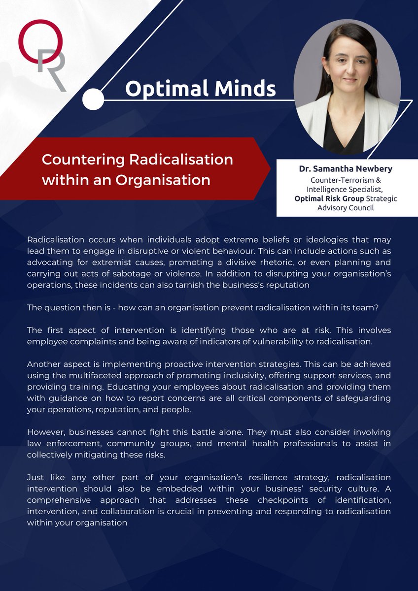 Optimal Risk Group tweet media