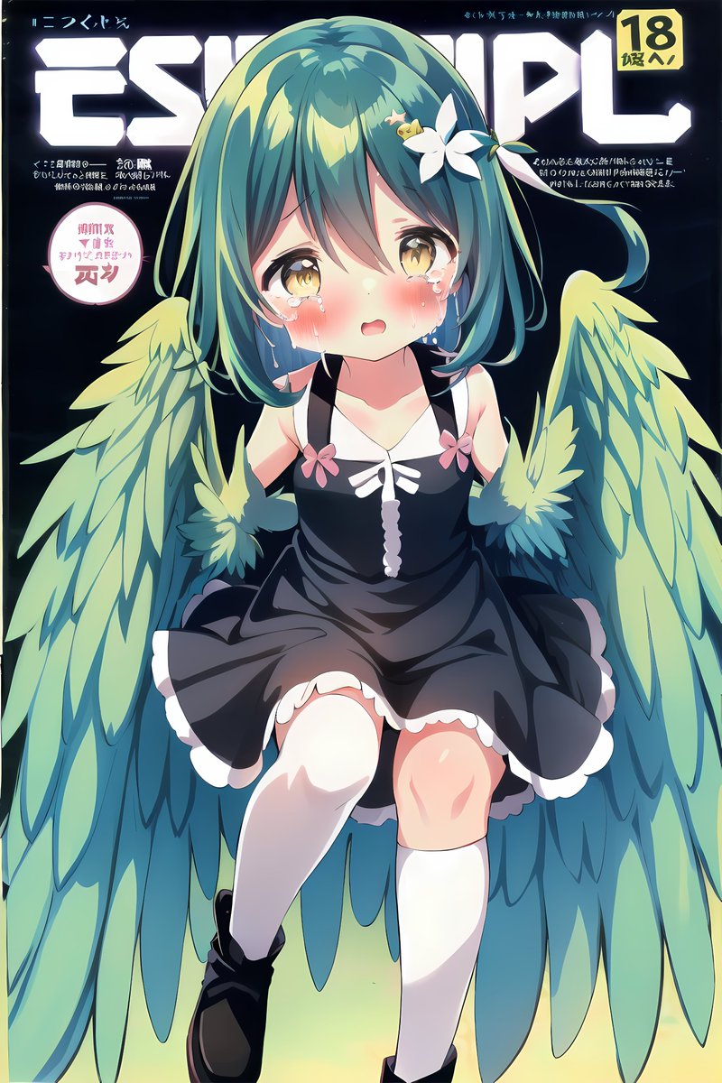 Terakoya_san's tweet image. &quot;crying&quot;...
あの・・・、右上の18とは・・・？
#stable_diffusion #AIイラスト