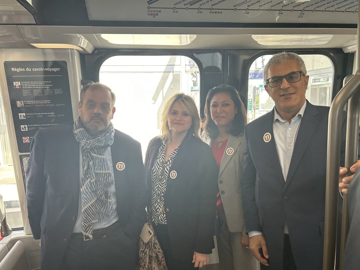 Le prolongement du métro ligne 11 est inauguré et ouvert aujourd’hui ! La boissiere et les Ramenas sont désormais à 20 minutes de métro du centre de Paris. Vive les mobilités douces ! Vive les transports du quotidien !