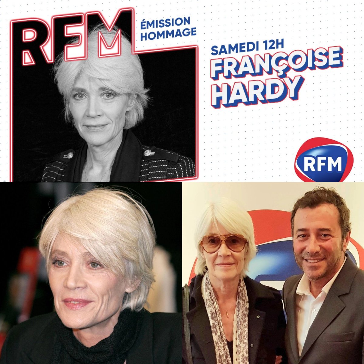 bernard_montiel's tweet photo. COMMENT TE DIRE ADIEU? sur @RFMFrance Samedi 12h , hommage à la légende de la Chanson Française, ICÔNE de la chanson et de la mode, #FRANCOISEHARDY redecouvrez lors de cet entretien , une Françoise espiègle, rieuse au franc parlé ! Vous allez aimer ces moments #RFMSAMEDI12H 🎶❤️ https://t.co/rDidMaAit5