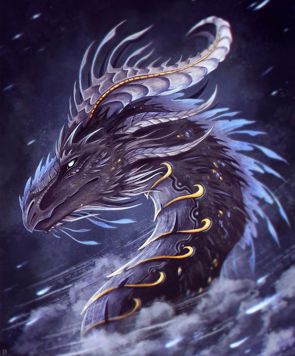 「Couple of elemental speed paint dragons 」|Danielle Englishのイラスト