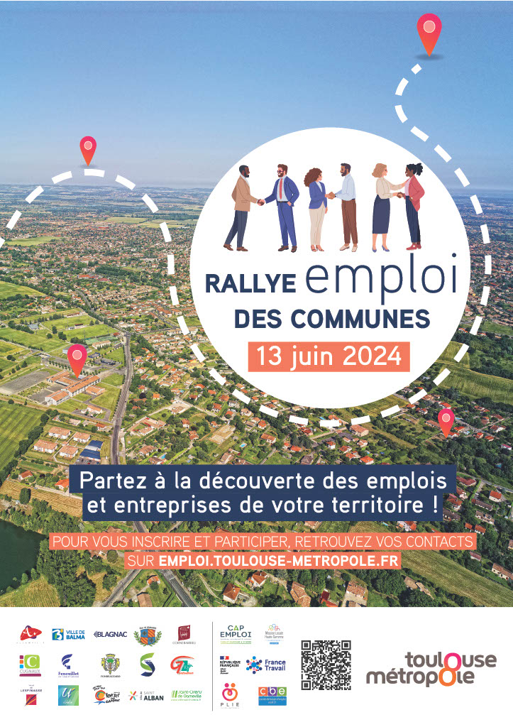 Démarrage du"Rallye des communes" avec les communes de #Balma et #villeunion ▶️ l'équipe #Francetravail de St Jean est mobilisée avec nos partenaires #capemploi  #missionlocale31  #Toulousemétropole pour accompagner 6️⃣0️⃣demandeurs d emploi à rencontrer les entreprises