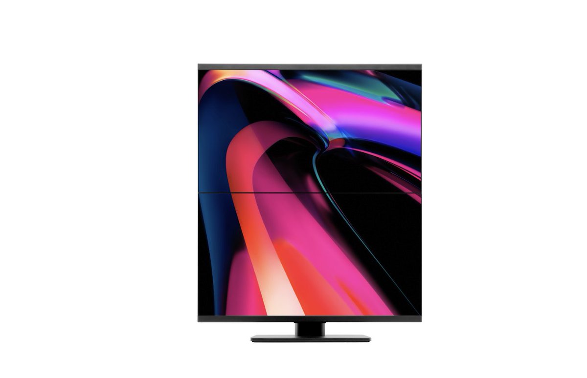 HalmaPixel's tweet photo. World`s First 4K dual-screen Display. 2x screens, maximal productivity. https://t.co/GpcWHmCBYs