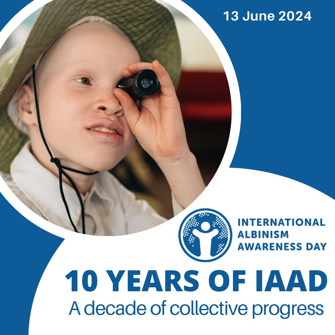 🎉 Today marks the 10th anniversary of International Albinism Awareness Day! 

As we reflect on the last decade, we are incredibly proud to be a part of this special movement. 1/4

📸 Chihiro Tagata Fujii