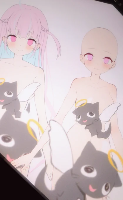 一昨年より素体かわいく描けた