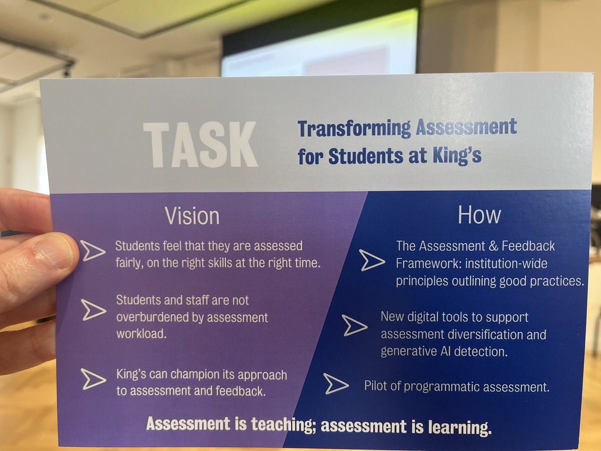 Adam Fagan (@adamfagan24) on Twitter photo #TASK - “Transforming Assessment for Students at King’s” key principles and our mission ! <a href="/kingsacademykcl/">King's Academy</a> <a href="/KingsCollegeLon/">King's College London</a> #TASK - “Transforming Assessment for Students at King’s” key principles and our mission ! <a href="/kingsacademykcl/">King's Academy</a> <a href="/KingsCollegeLon/">King's College London</a>