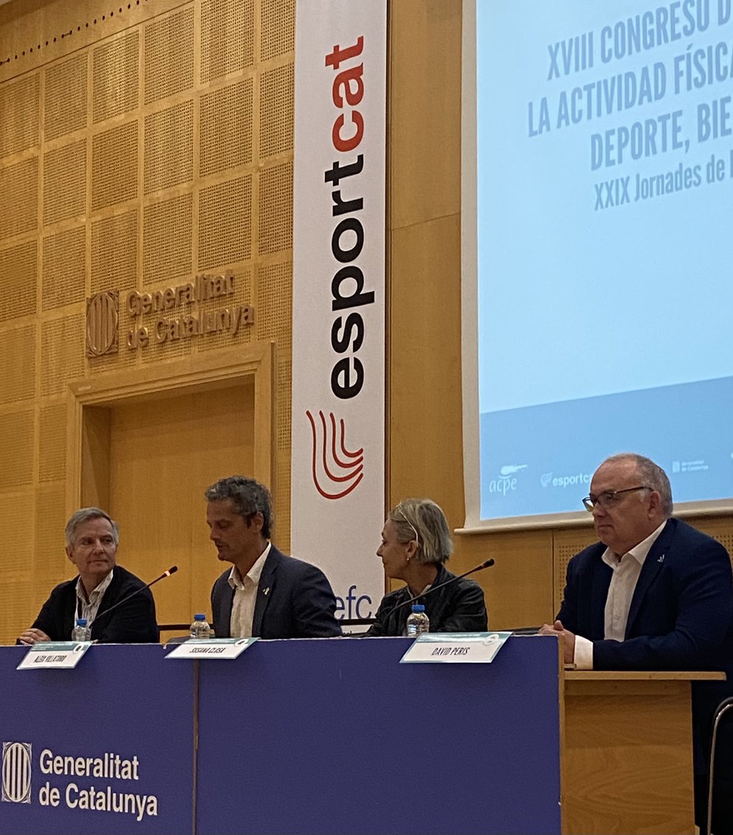 MarchClaret's tweet photo. Inauguració del XVIII Congrés de Psicologia de l'Activitat Física i l'Esport a @inefcat amb @esportcat #JordiSegura 
#DavidPeris @susanaclosa @Blanquerna 
@AleixVillatoro ha destacat:
🏑Catalunya és un gran país esportiu i un àmbit molt rellevant és el de la Psicologia Esportiva” https://t.co/VuZKfcXK0r