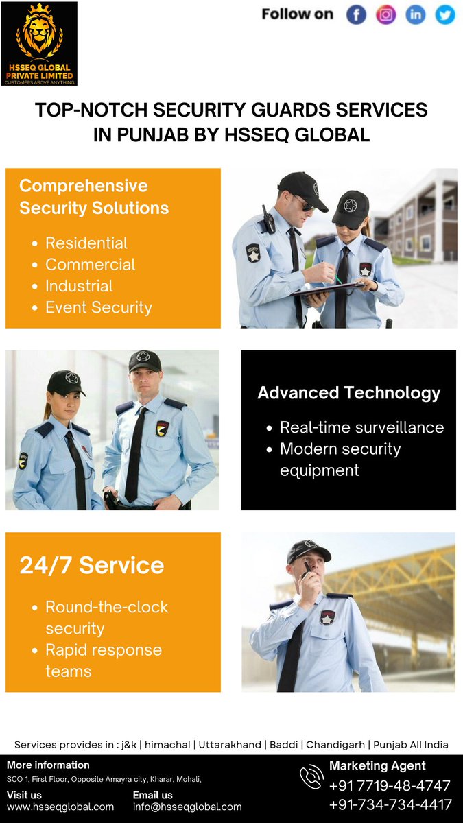 HsseqG97106's tweet image. High-Quality Security Guard Services Across Punjab #SecurityGuardServices #PunjabSecurity #GuardService #SecurityCompany #ProtectiveServices #PunjabGuard