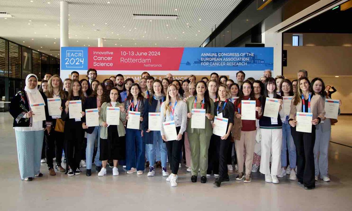 EACRnews's tweet photo. We’re delighted to have awarded 61 Travel Grants to help researchers from 34 countries to attend #EACR2024 – congratulations to all of you! https://t.co/FzRVcgpNtU