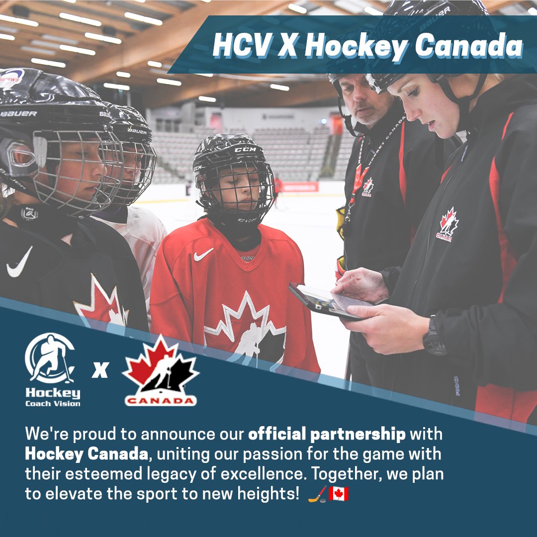 We're partnering with <a href="/HockeyCanada/">Hockey Canada</a>!🏒🇨🇦 
Together, we're elevating coaching standards with our cutting-edge tools, empowering coaches to reach new heights. Stay tuned for game-changing developments!
#HockeyCanada #CoachingInnovation #IceHockey #SportsTech #CanadianHockey