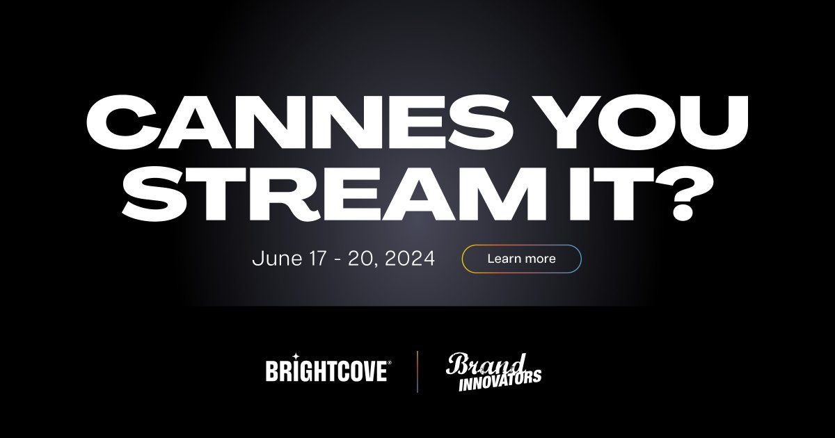 Brightcove tweet media