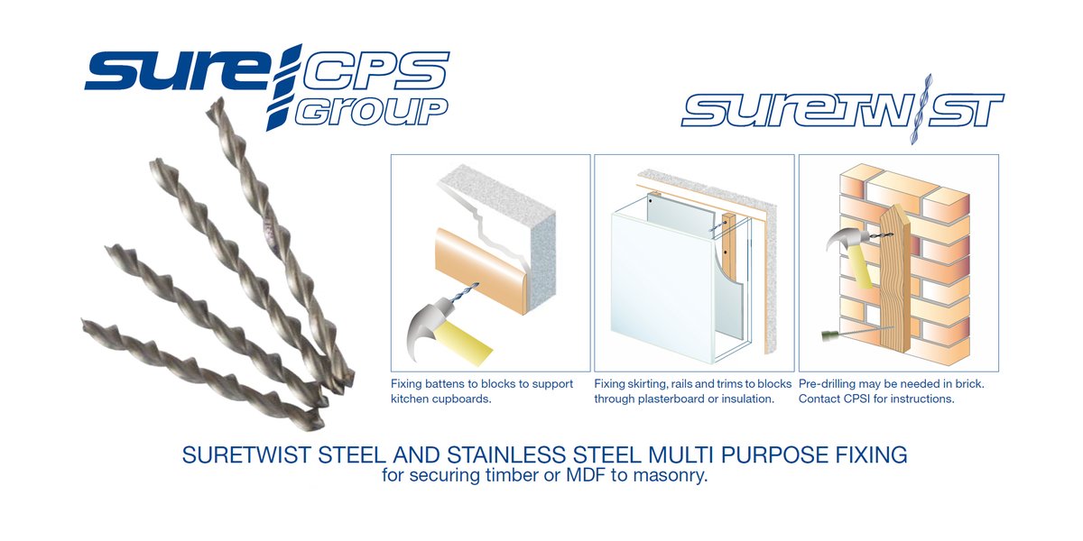 Most economical and reliable method of securing timber and MDF to bricks, blocks and concrete: ow.ly/hOyI50Rlay2