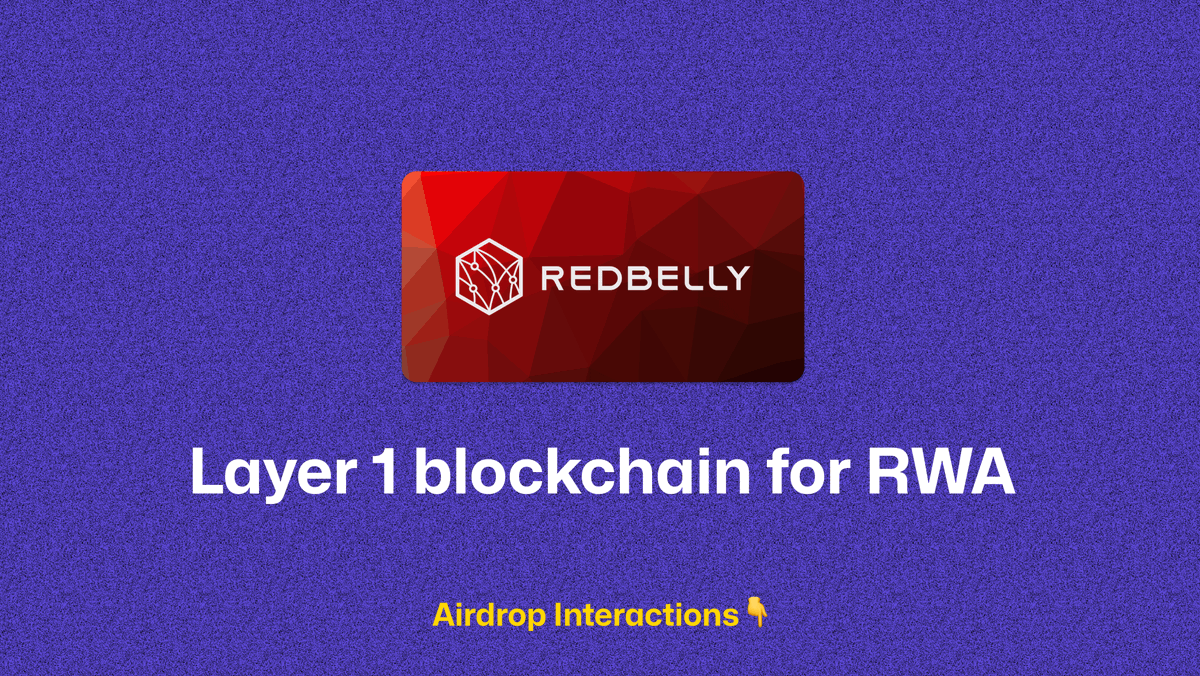 its_airdrop's tweet photo. Layer 1 project for #RWA that you shouldn't miss: @RedbellyNetwork

Projected to get a TVL of $73.8B in 2024.

Making it the #1 Global "Real World Asset" Network.

According to tokenomics, over 37% is allocated for incentives &amp; rewards, with 15% rumored for rewards.

A thread 🧵 https://t.co/EBw8UyBIwh