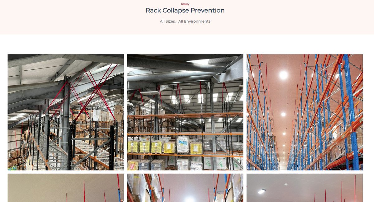 RackRcp's tweet image. Proved 2 eliminate racking collapse &amp;amp; suitable 4 all environments. View our gallery! 
Assurance Protection Saves Lives 
rcpsystem.com/gallery
#logistics #warehousesafety #safetysystem #rackingsafety #palletrackingsafety #palletracking #ukwa #healthandsafety #rackingcollapse
