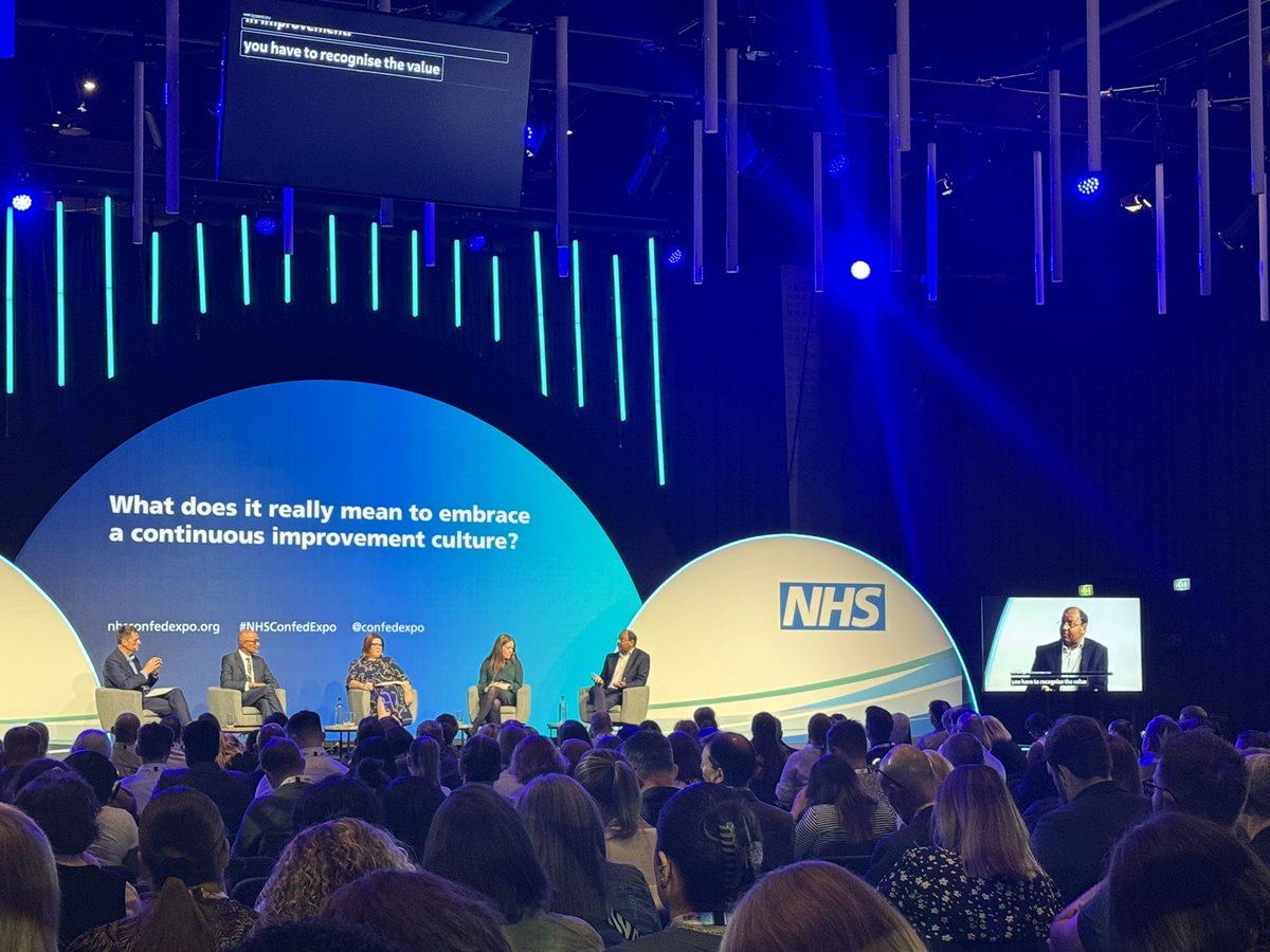 “We see continuous improvement in cultures where  challenges are seen as opportunities,&amp; improvement methods as the way we will improve. People need to feel that they can contribute and that they have permission to act” - “it’s a mindset and a method” <a href="/DrAmarShah/">Amar Shah</a> 👌👌<a href="/NHSConfed/">NHS Confederation</a>