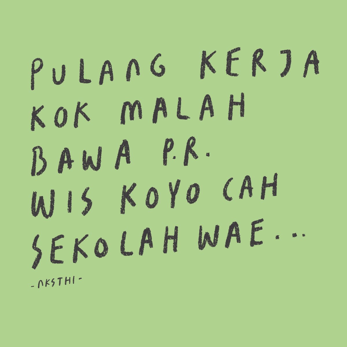 nksthi's tweet photo. Ada-ada saja memang ni kantor hahahahaha 😅 https://t.co/Jl5avJiXBT