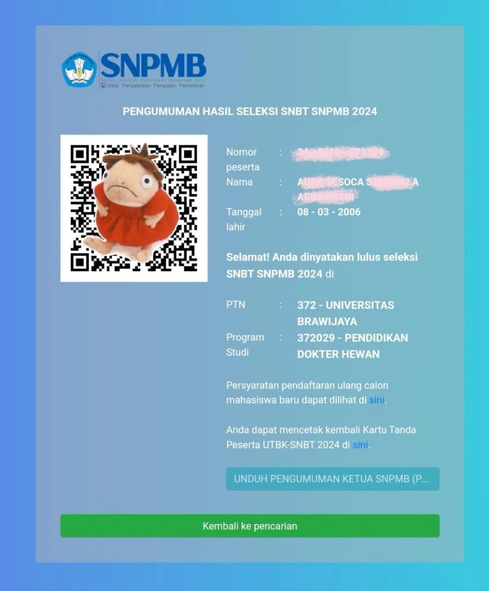 nuclaeus's tweet image. YA ALLAH ALHAMDULILLAH, Allah baik banget 😭🤍 terima kasih fkh ub sudah mau menerima aku, feels so unreal yaallah❗️❗️