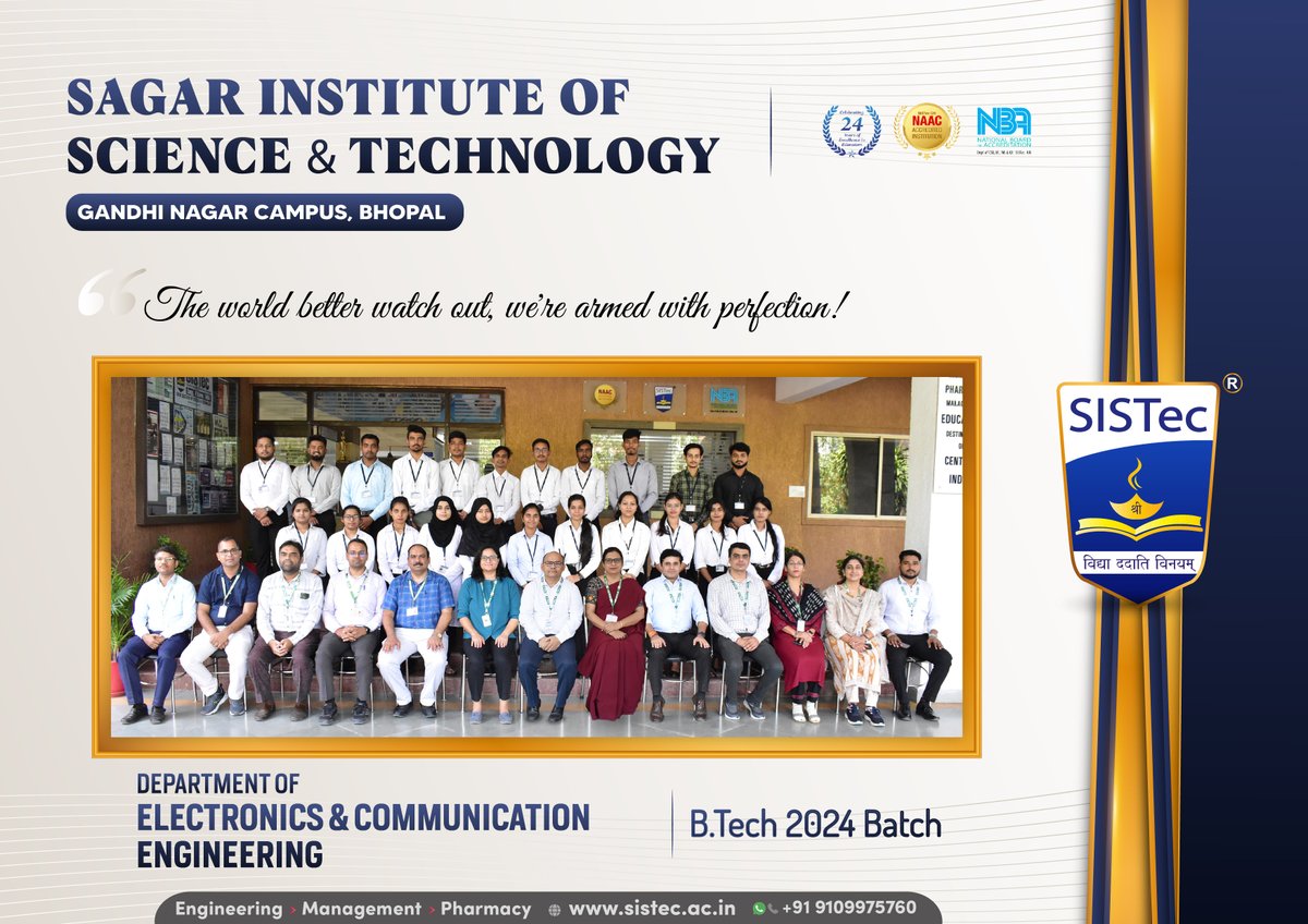 SagarCollege's tweet photo. Engineered to perfection!
#classof2024π©βππ¨βπ Your incredible journey as an engineering student has come to an end, and it's time to capture this unforgettable moment together.
#engineeringgraduates #engineeringlife #proudengineers #EngineeredToPerfection https://t.co/mEICt8DyKJ