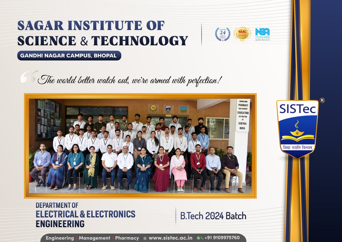 SagarCollege's tweet photo. Engineered to perfection!
#classof2024π©βππ¨βπ Your incredible journey as an engineering student has come to an end, and it's time to capture this unforgettable moment together.
#engineeringgraduates #engineeringlife #proudengineers #EngineeredToPerfection https://t.co/mEICt8DyKJ