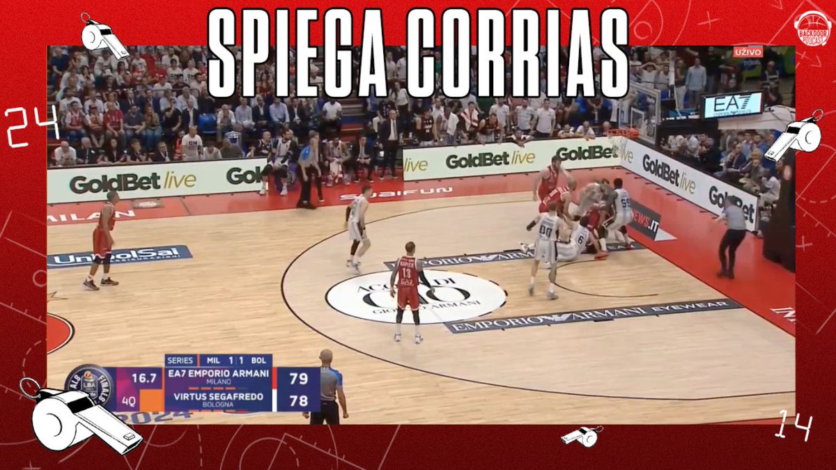backdoor_pod's tweet photo. Olimpia - Virtus: era infrazione di piede di Shengelia? | Spiega Corrias
Dopo una gara-3 tempestata di polemiche sulle decisioni degli arbitri, analizziamo i fischi più contestati con l'aiuto di Silvio Corrias.
#lbaseriea #OlimpiaMilano #PlayoffLBA
https://t.co/xsXdcgUsKV https://t.co/0SCEap3H3g