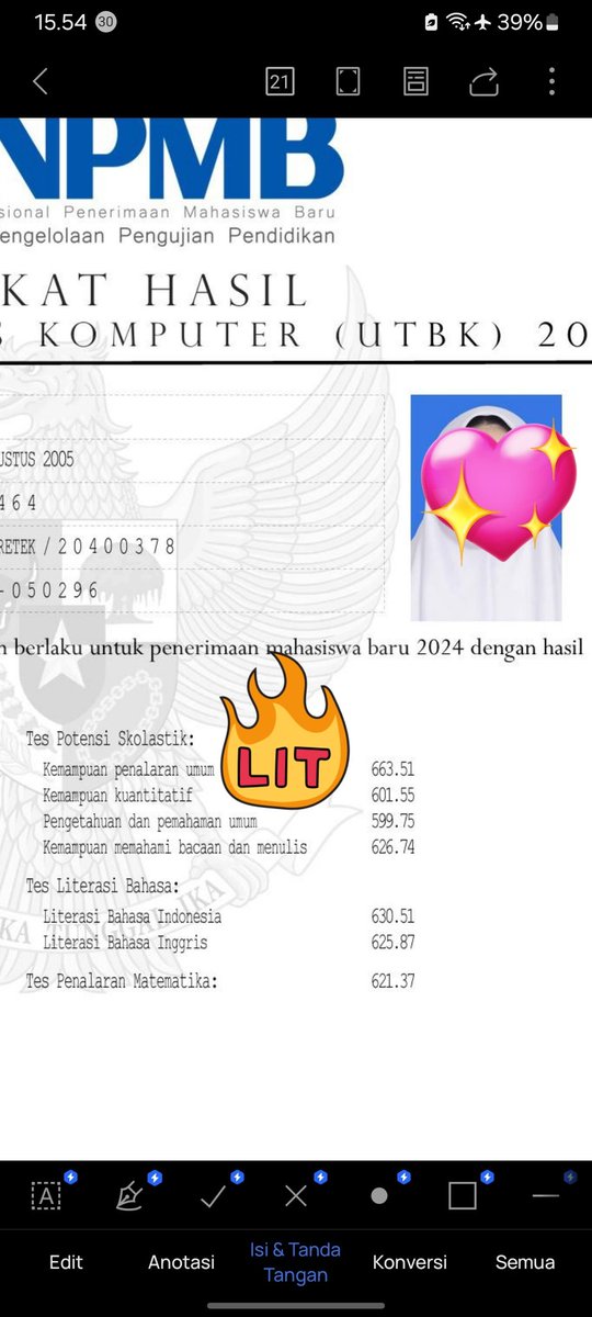 willsucces's tweet photo. alhamdulillah ya Allah bersyukur bisa lulus snbt 2024 terimakasih ibu,bapa,dan orang² yg sudah mendoakan💙🙏 https://t.co/I2nAE7sncE