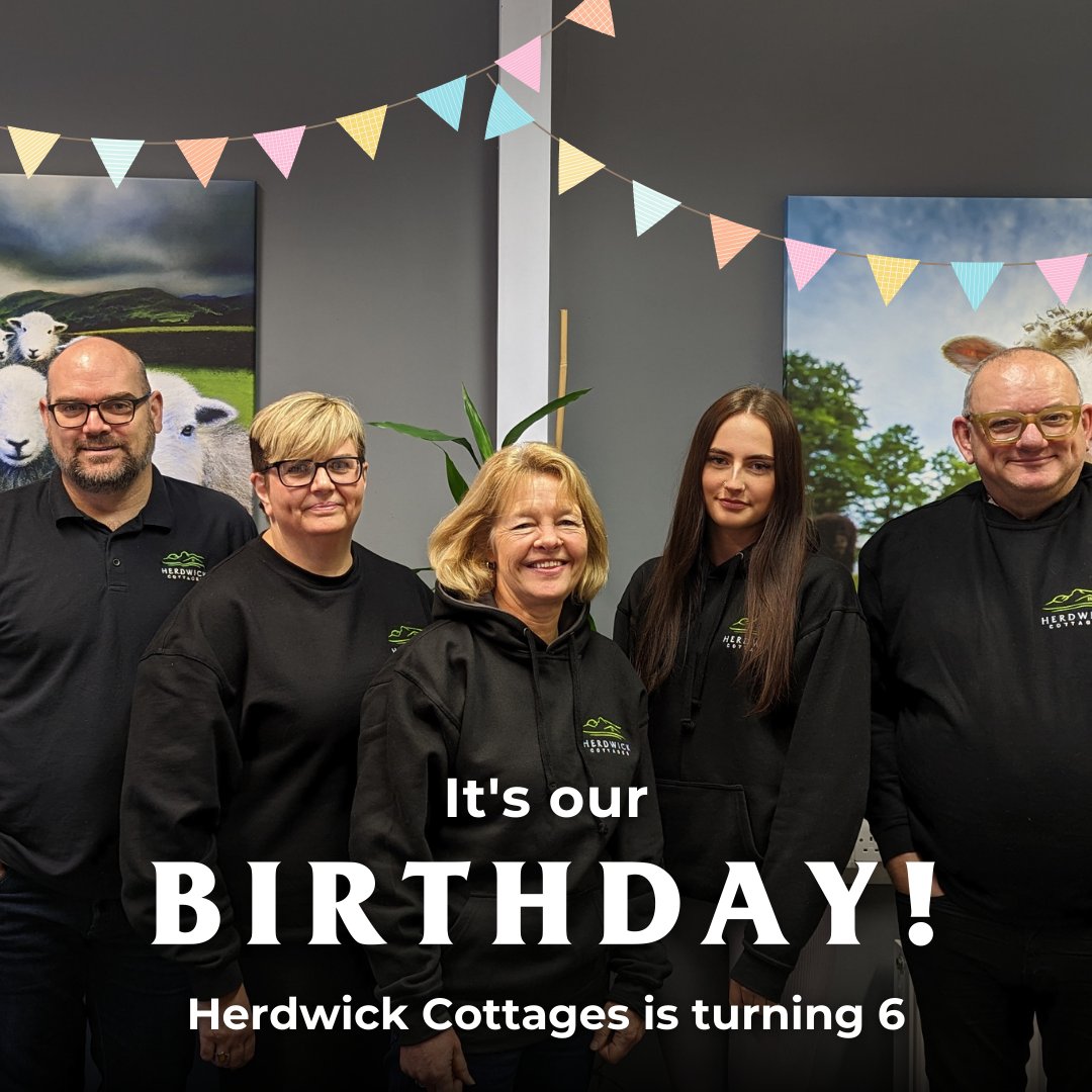 🎉 Herdwick Cottages is turning 6 today! 🎉

 We want to thank everyone for your support over the years❤️ Here's to many more great stays and happy memories together! 🏡

#HerdwickCottages #Anniversary #ThankYou